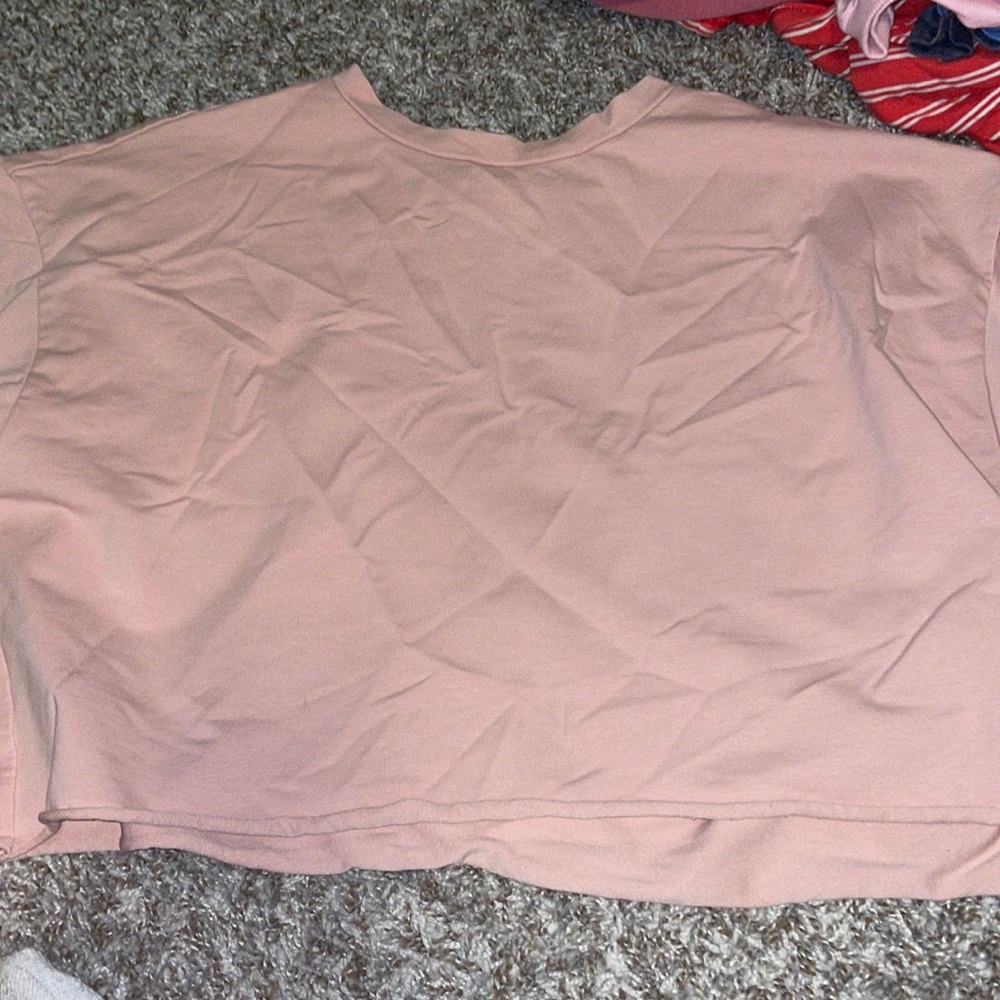 Pink crop top, Size S